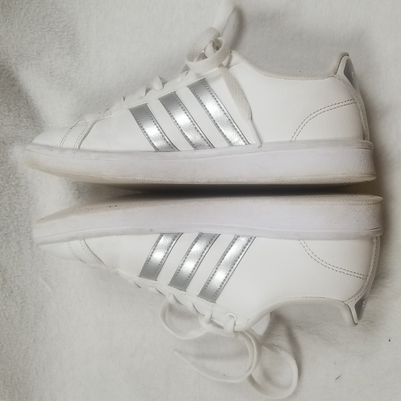 ADIDAS CLASSIC STRIPES LEATHER UPPER ORTHOLITE FLOAT INSOLE SNEAKERS SZ 8 - Picture 7 of 10